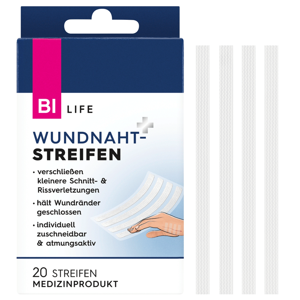 Bild: BI LIFE Wundnahtstreifen 5x 4 Stk