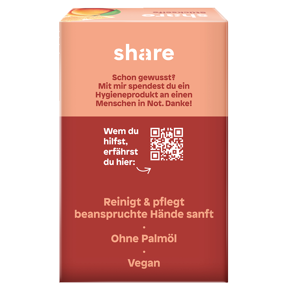 Bild: share Feste Seife Pfirsich & Orange