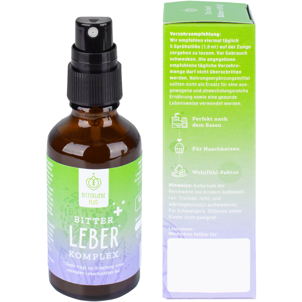 Bild: Bitter Liebe Bitter Leber Komplex Spray