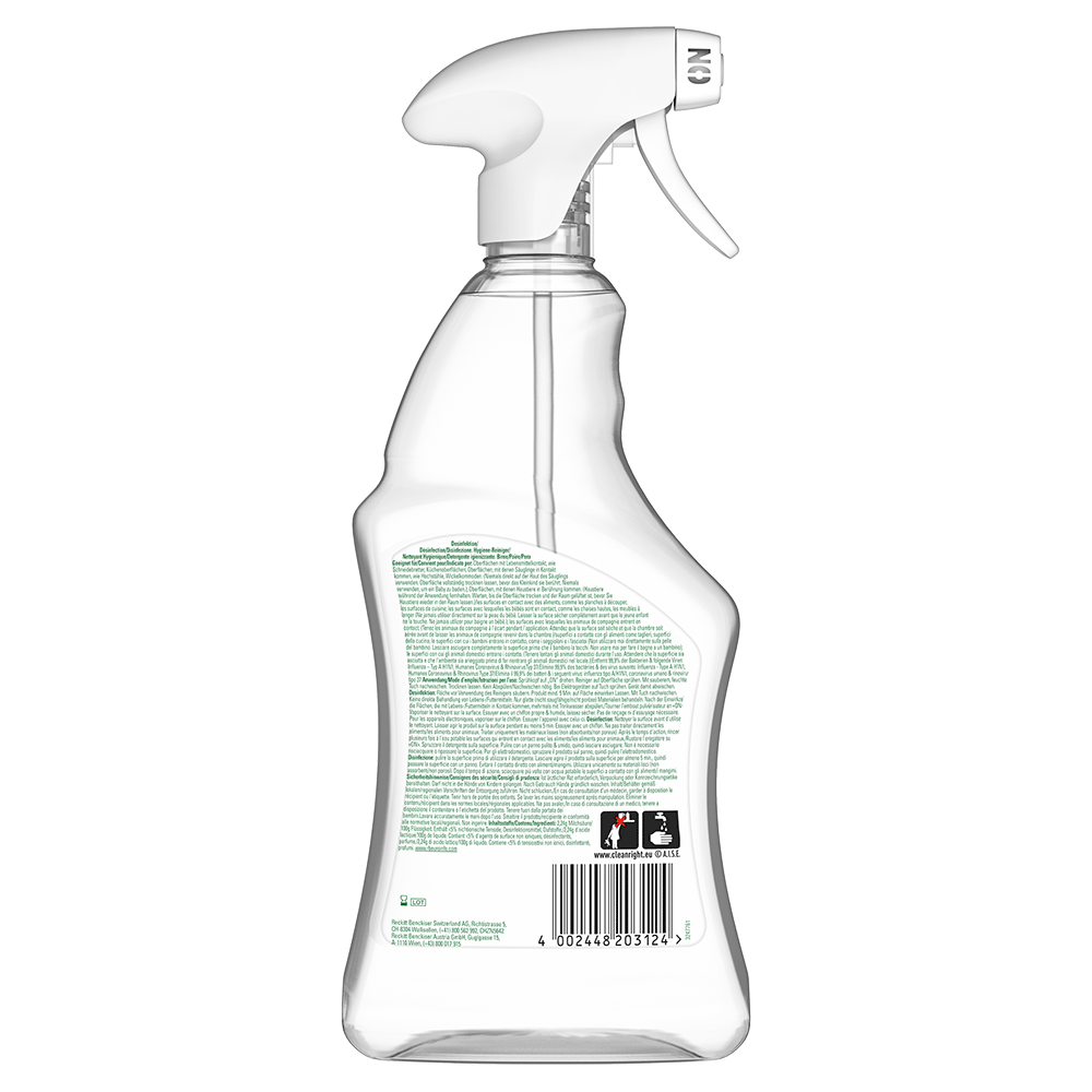 Bild: Dettol Desinfektion Hygienereiniger