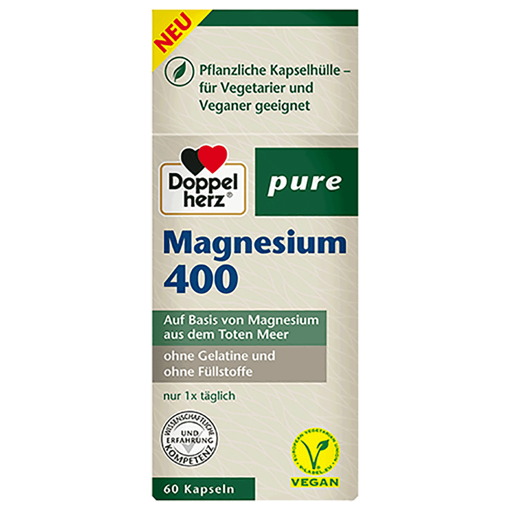 Bild: DOPPELHERZ Pure Magnesium 400