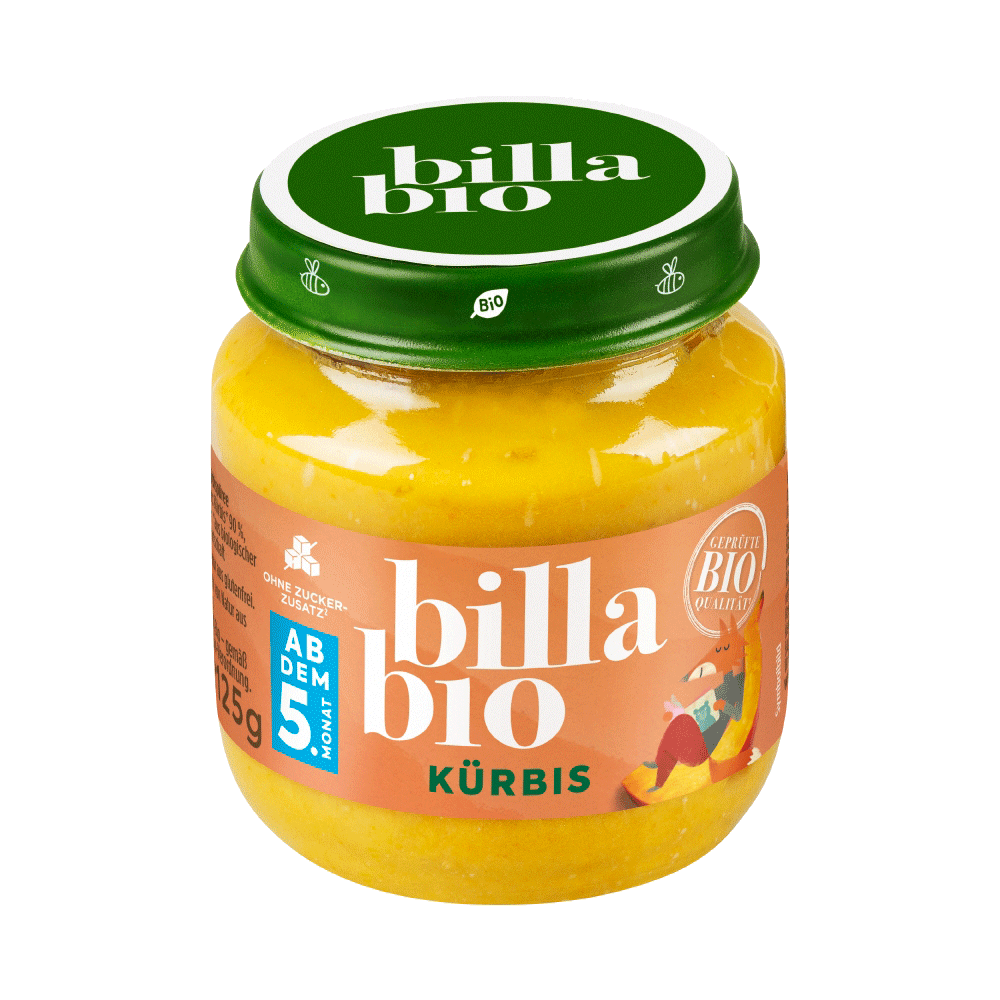 Bild: Billa Bio Gläschen Kürbis