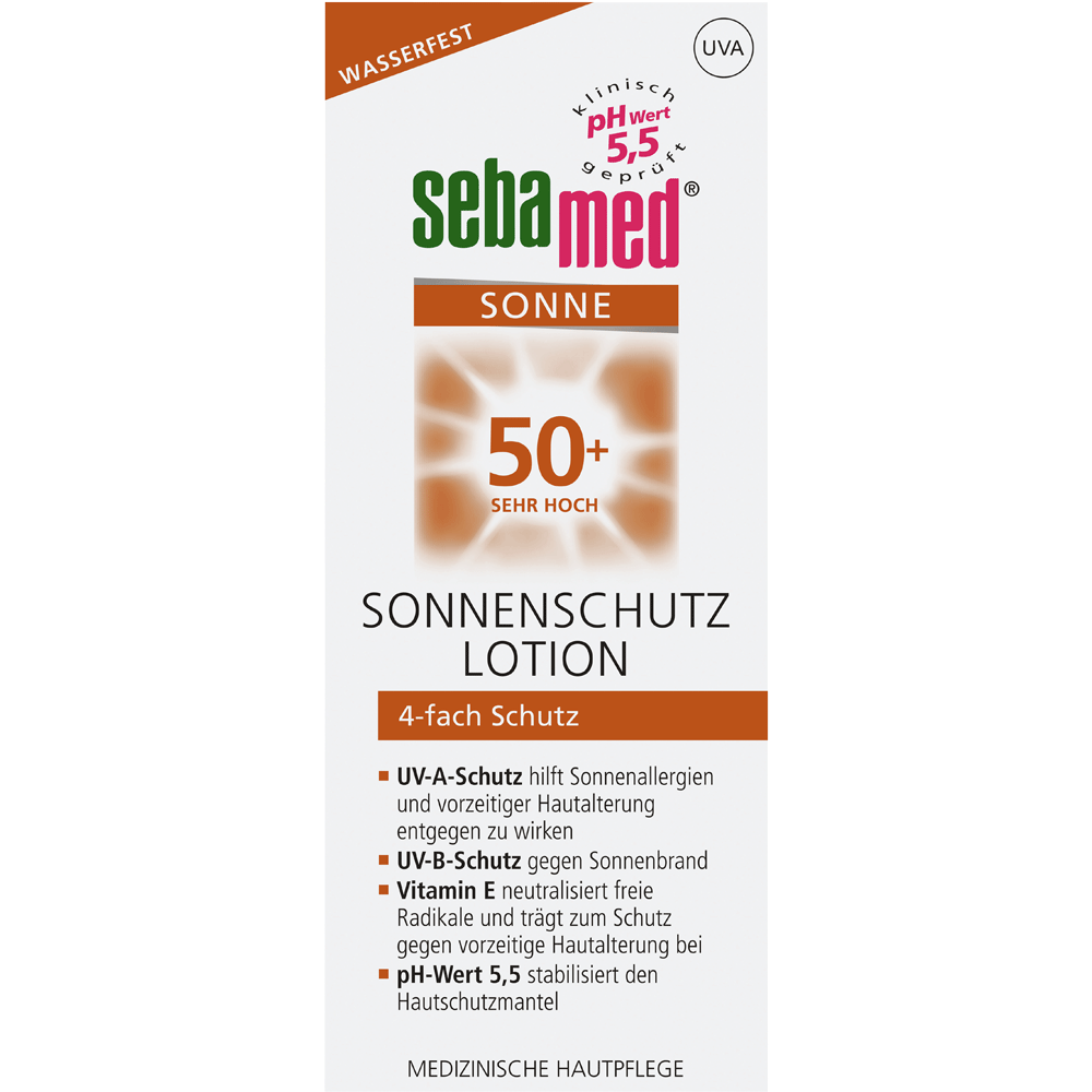 Bild: sebamed Sonnenschutz Lotion LSF 50+