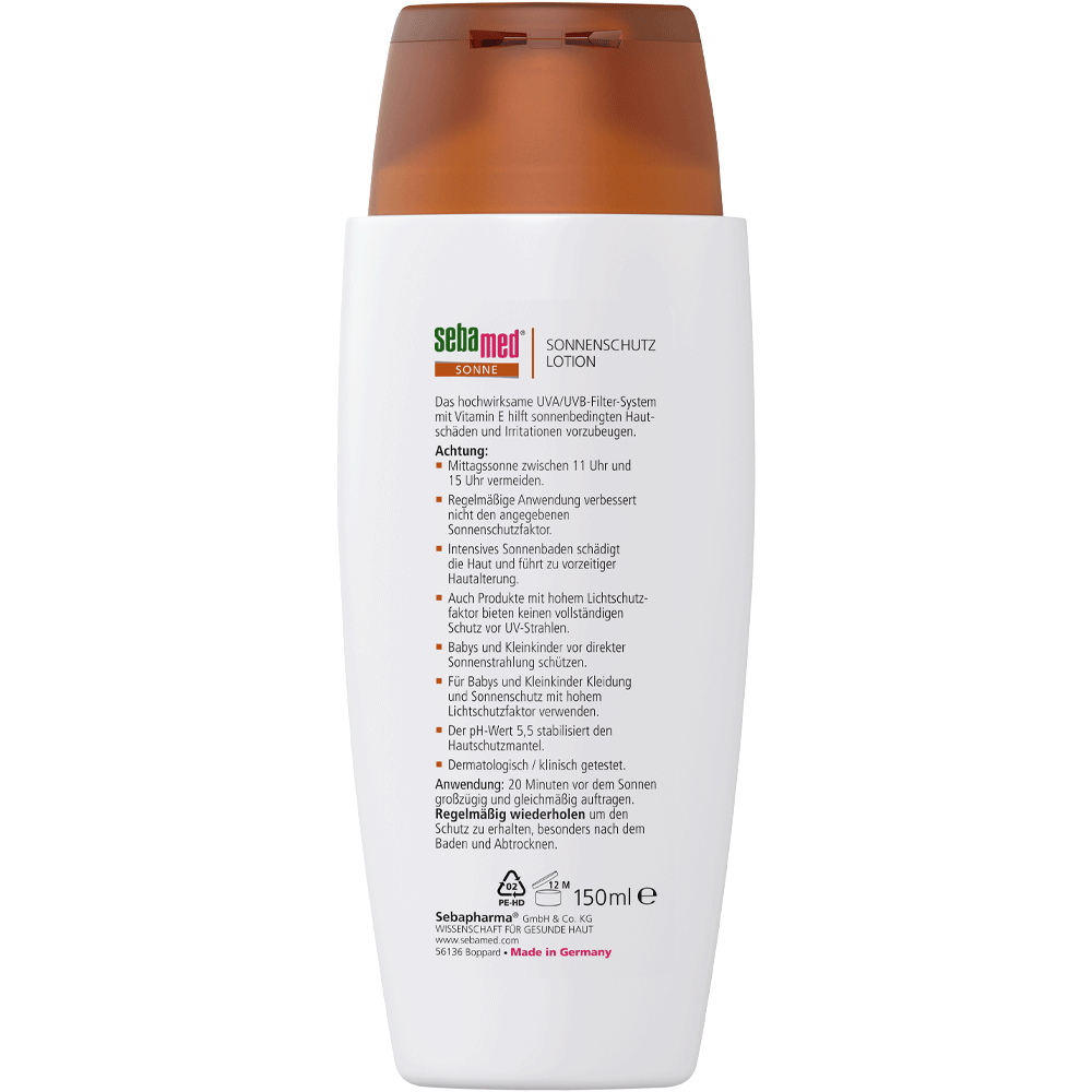 Bild: sebamed Sonnenschutz Lotion LSF 50+