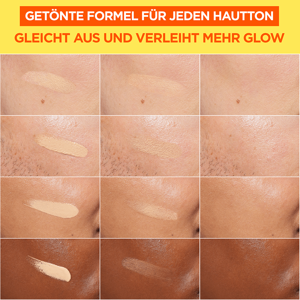 Bild: GARNIER SKIN ACTIVE Vitamin C UV Fluid Glow LSF 50+