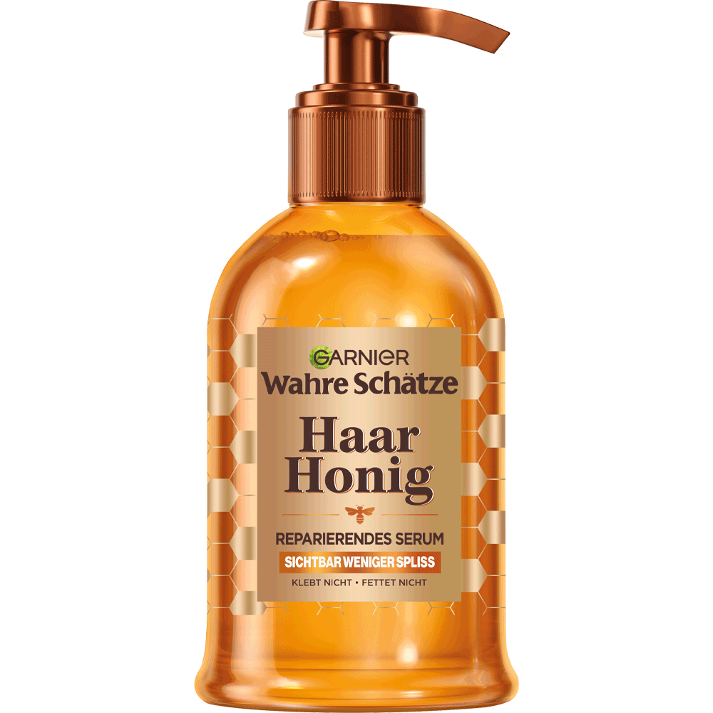 Bild: GARNIER Wahre Schätze Haar Honig Reparierendes Haarserum