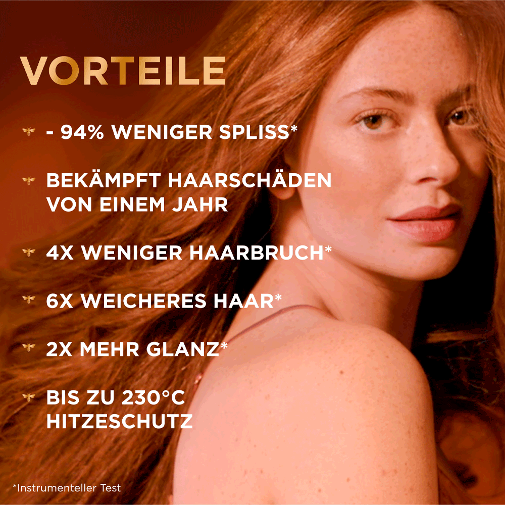 Bild: GARNIER Wahre Schätze Haar Honig Reparierendes Haarserum