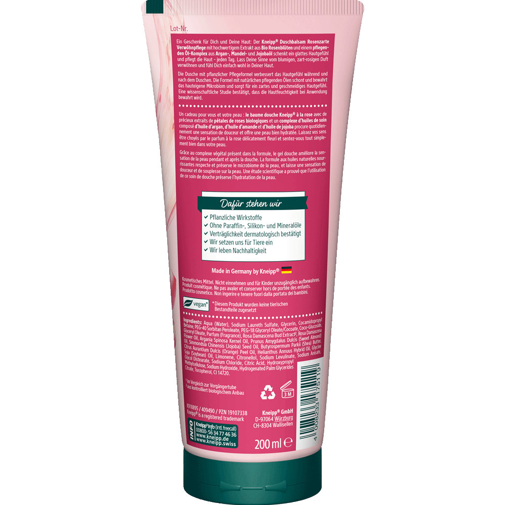Bild: Kneipp Duschbalsam Rosenzarte Verwöhnung