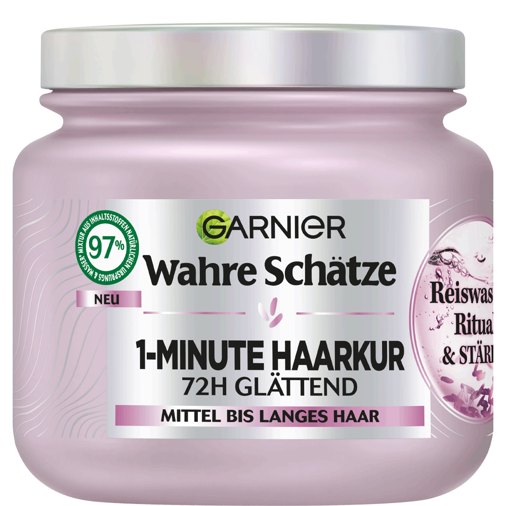 Bild: GARNIER Wahre Schätze Reiswasser Ritual Haarkur