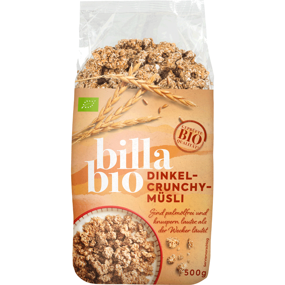 Bild: Billa Bio Dinkel Crunchy Müsli