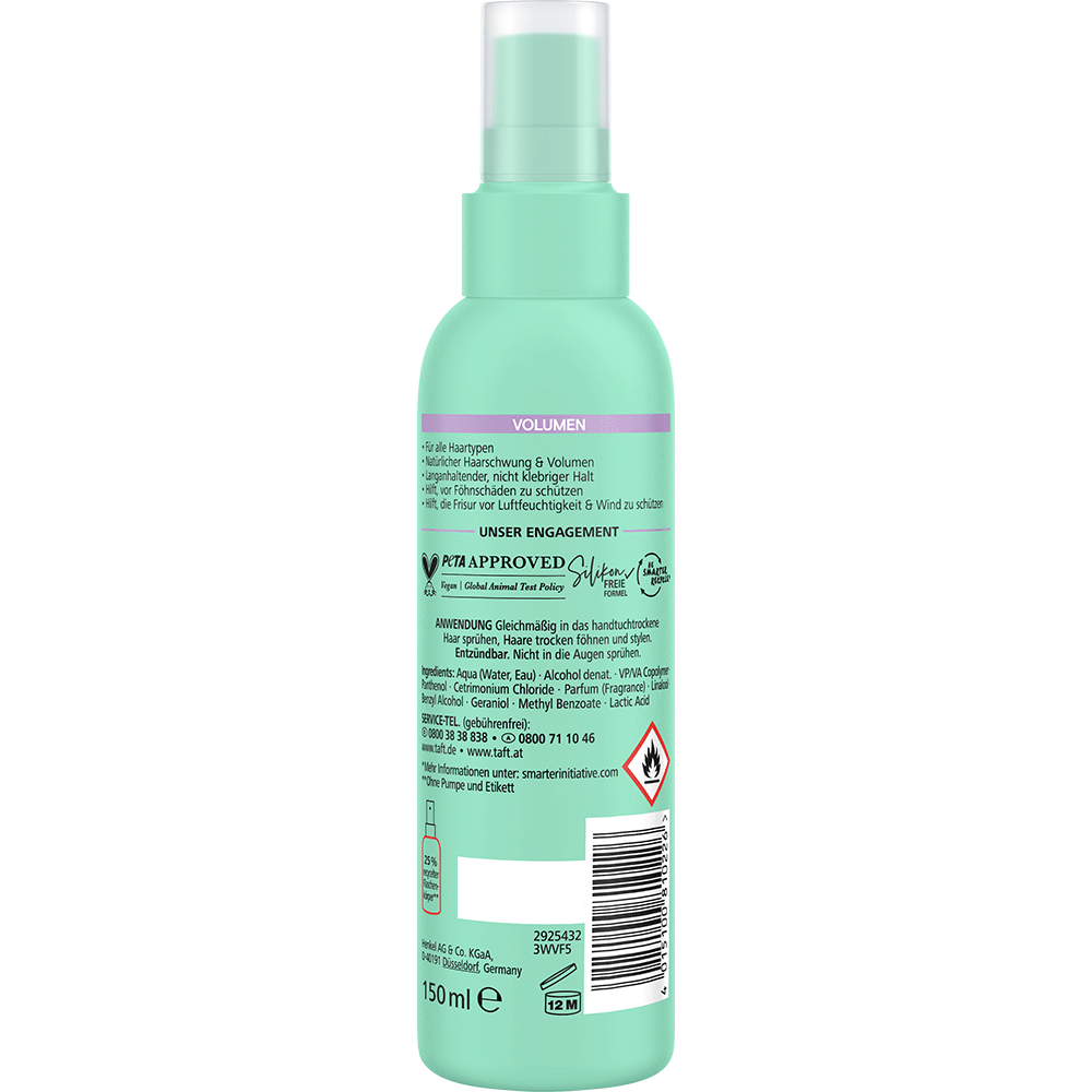 Bild: Schwarzkopf taft Föhn Spray Volumen