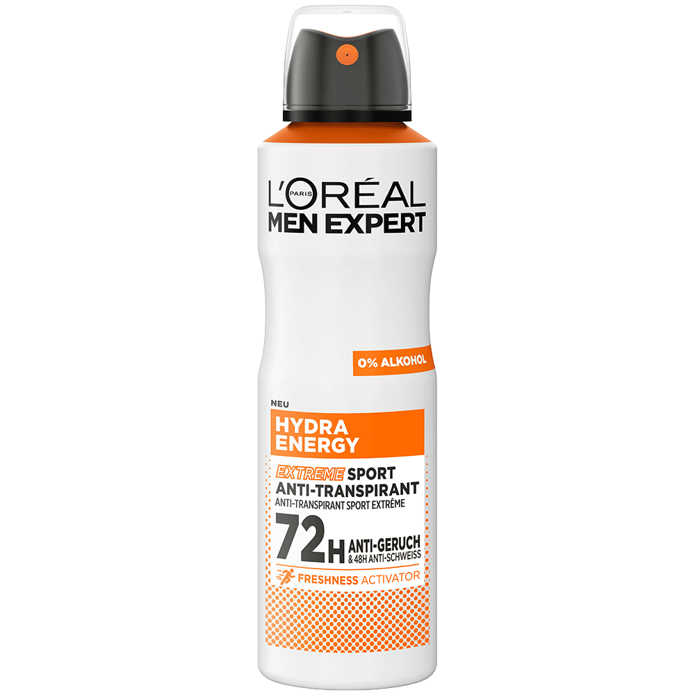 Bild: L'ORÉAL PARIS MEN EXPERT Hydra Energy Extreme Sport Anti-Transpirant Deo Spray