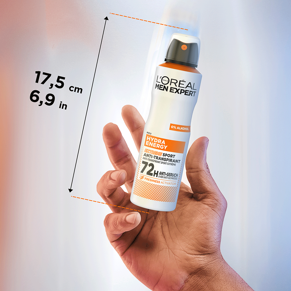 Bild: L'ORÉAL PARIS MEN EXPERT Hydra Energy Extreme Sport Anti-Transpirant Deo Spray