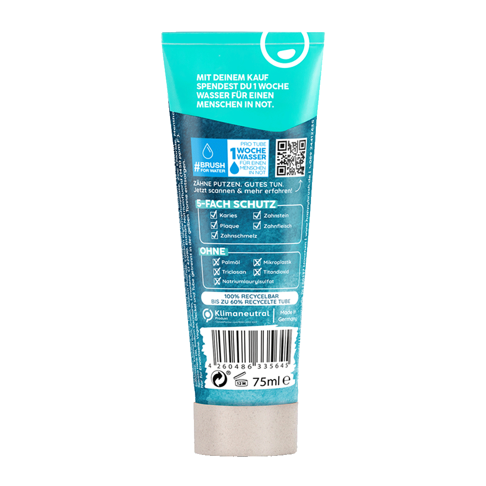 Bild: happybrush Zahnpasta Rundumschutz Brush for Water