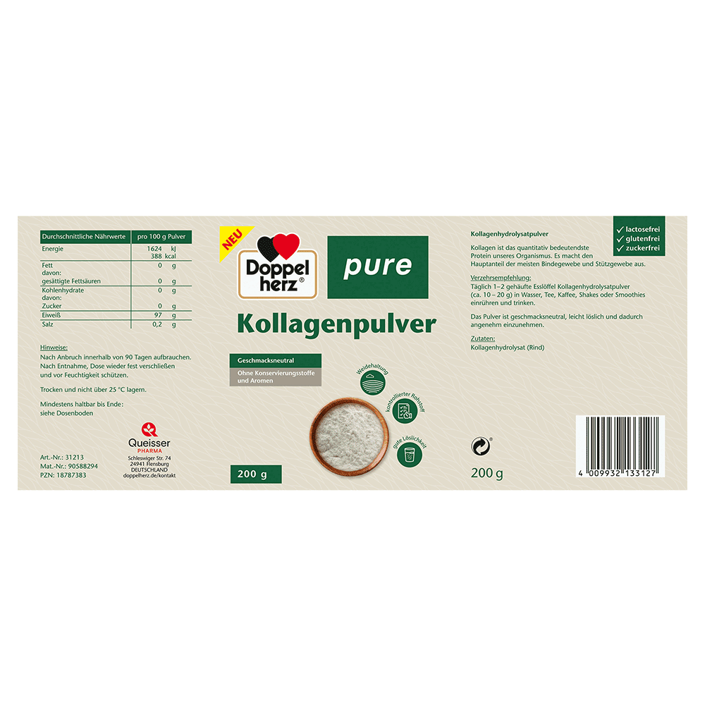 Bild: DOPPELHERZ Kollagenpulver