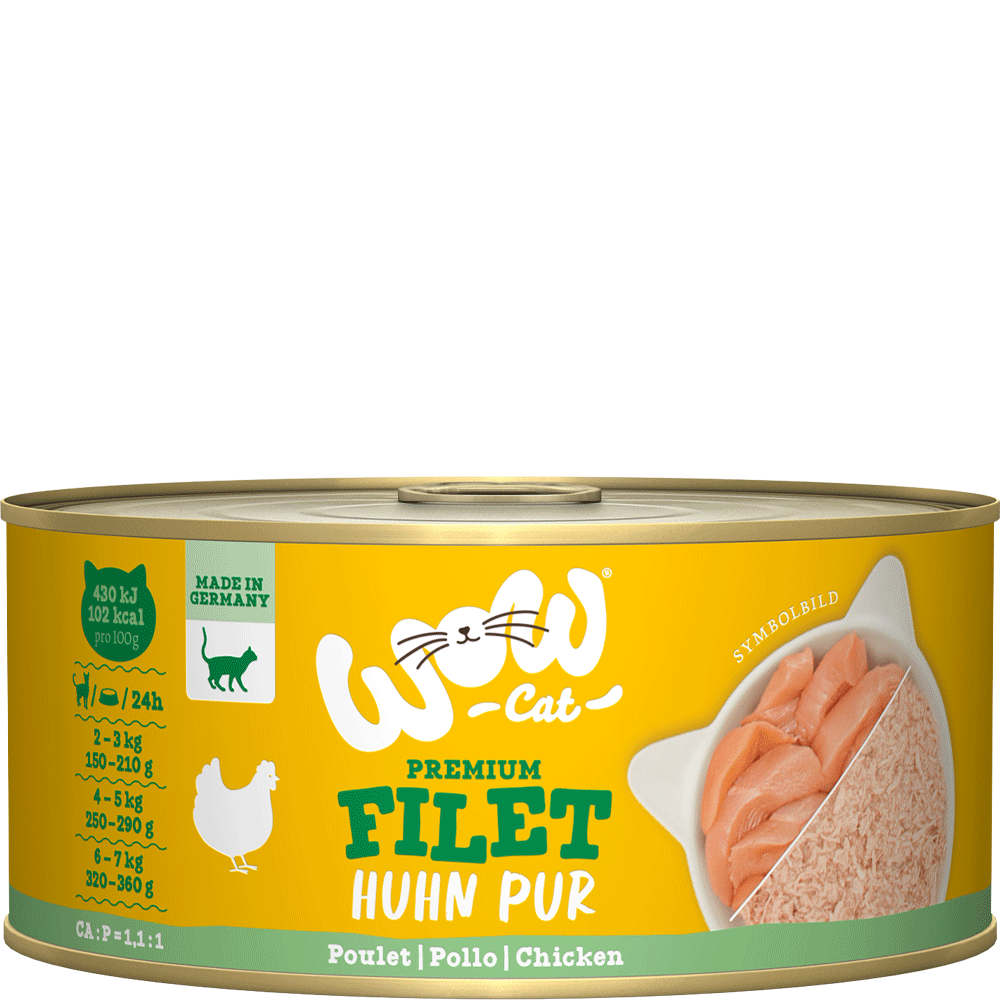 Bild: WOW Cat Filet Huhn Pur