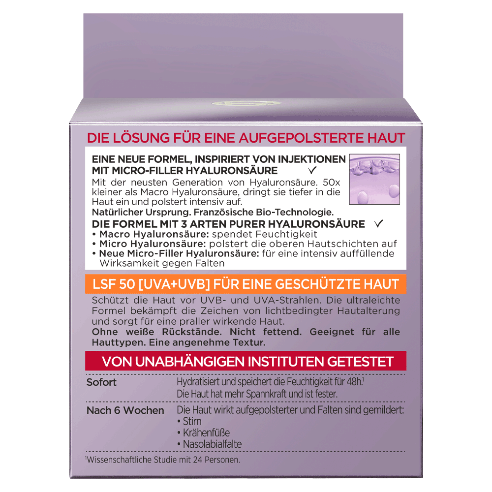 Bild: L'ORÉAL PARIS Revitalift Revitalift Filler Tagespflege LSF 50