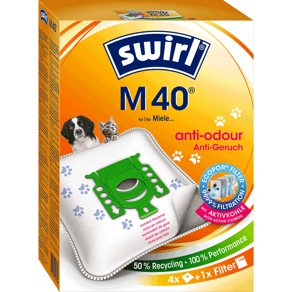 Bild: swirl Staubsaugerbeutel M40