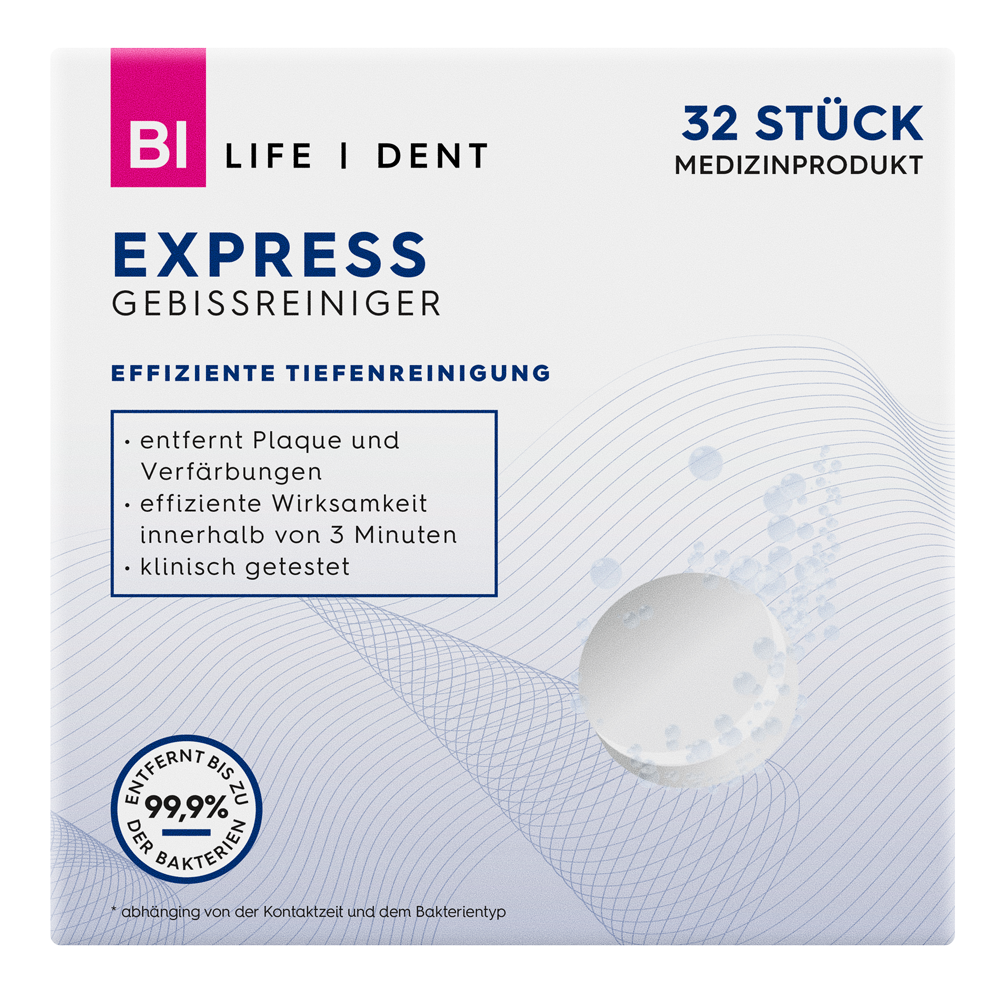 Bild: BI LIFE DENT Express Gebissreiniger