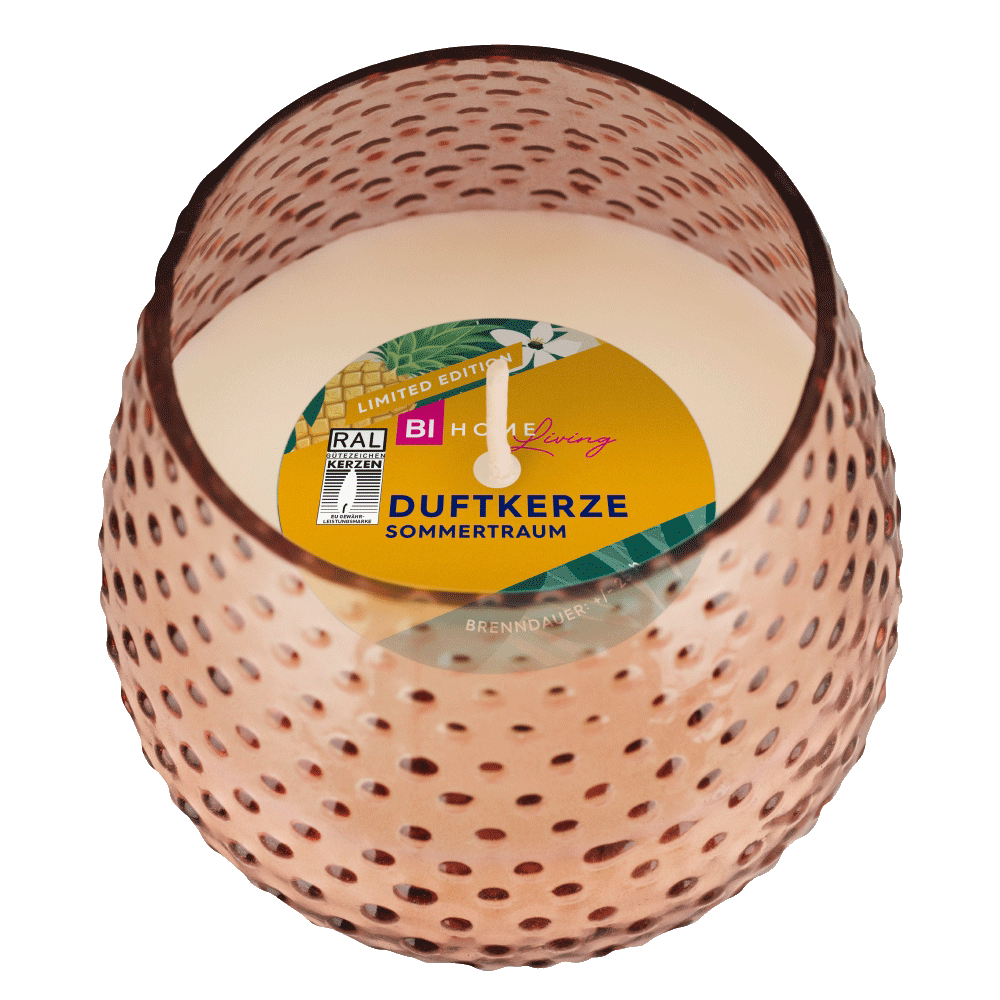 Bild: BI HOME Living Duftkerze Tropical Sommertraum
