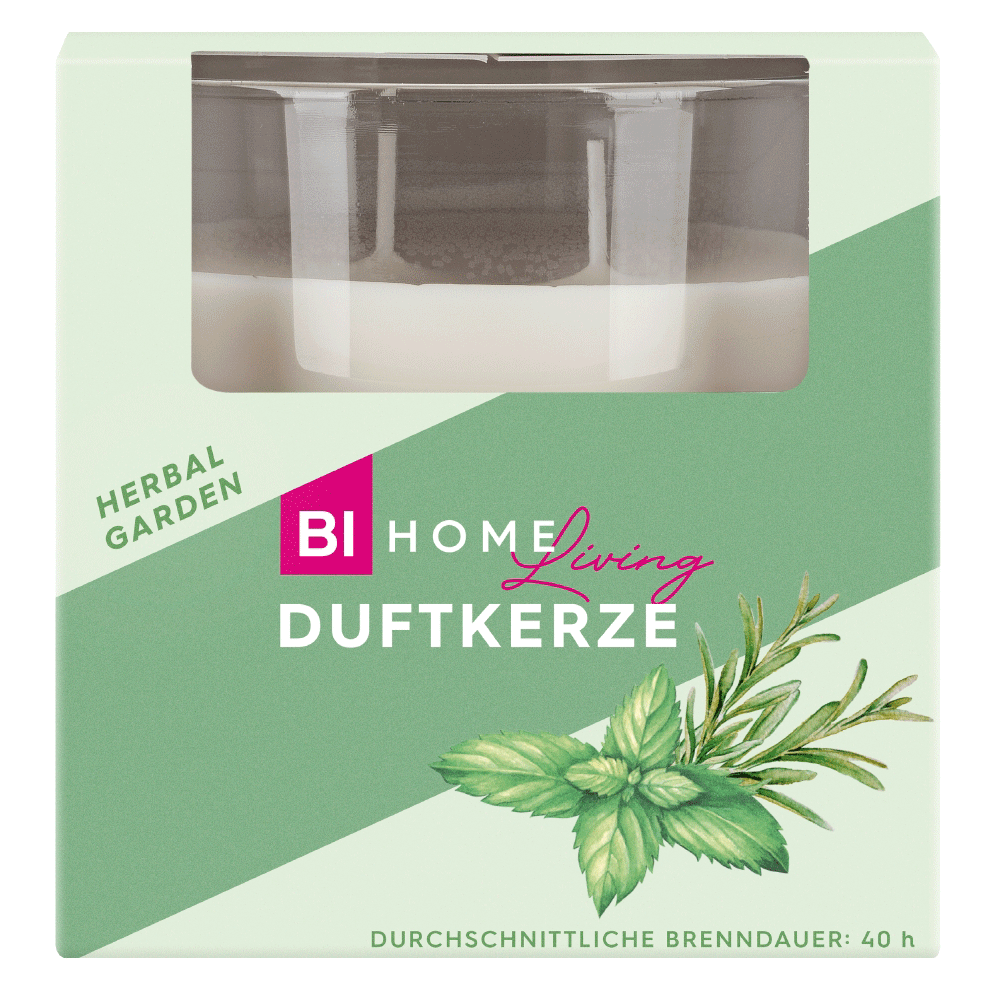 Bild: BI HOME Living Duftkerze Herbal Garden