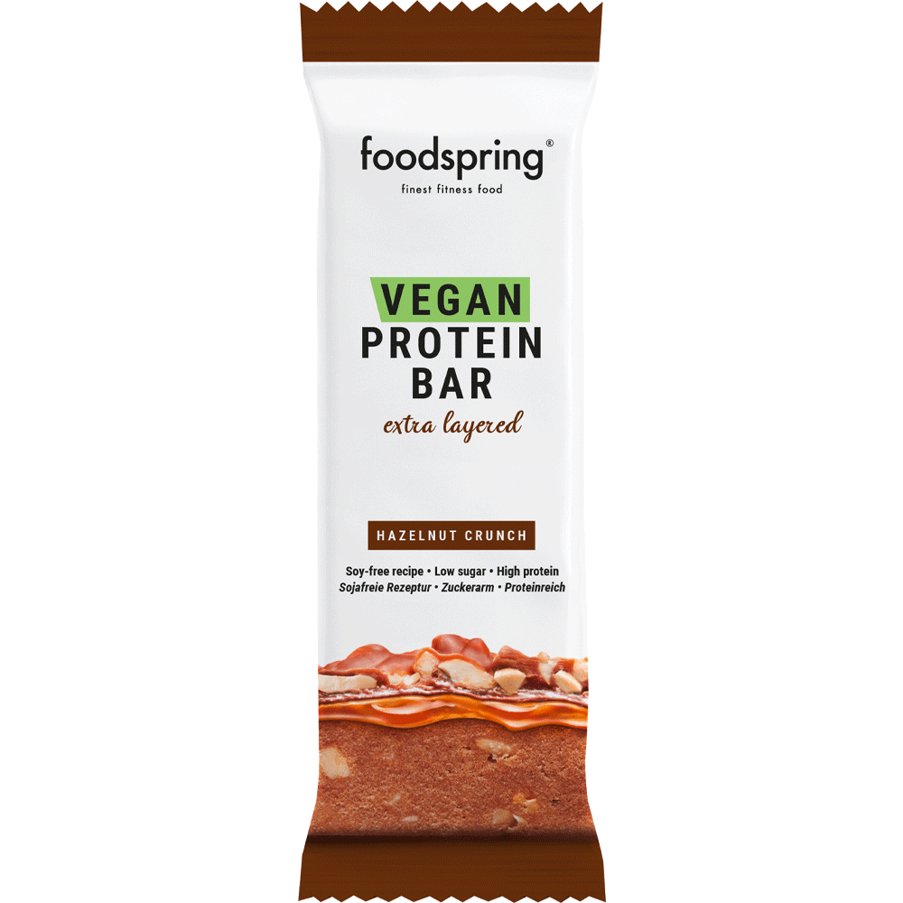 Bild: foodspring Vegan Protein Riegel Hazelnut Crunch