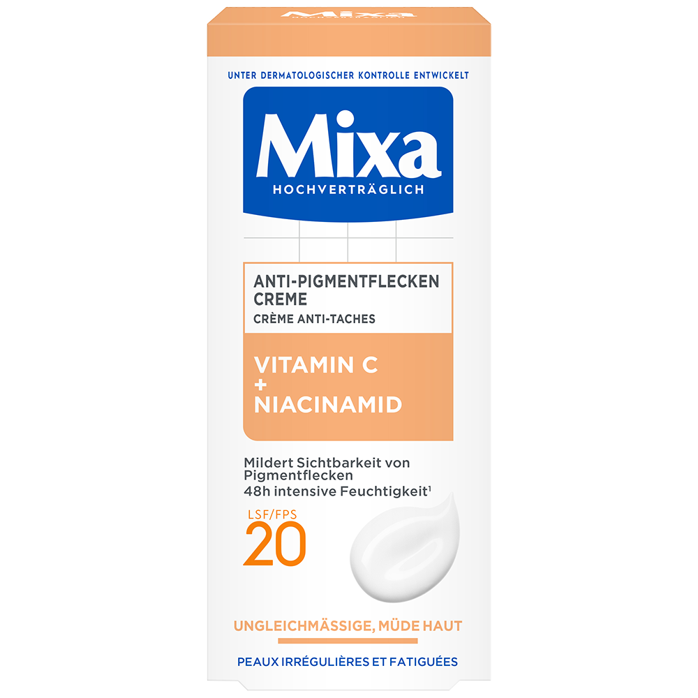 Bild: Mixa Anti-Pigmentflecken Creme