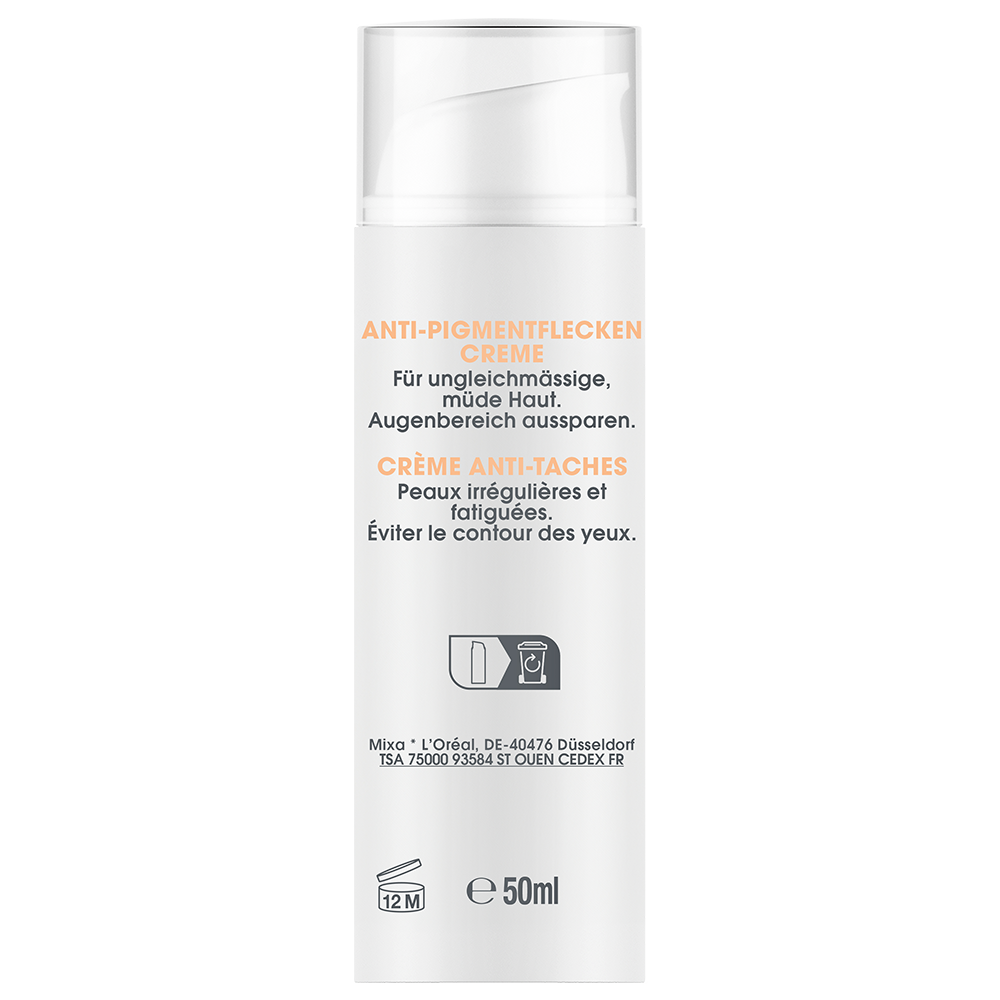 Bild: Mixa Anti-Pigmentflecken Creme