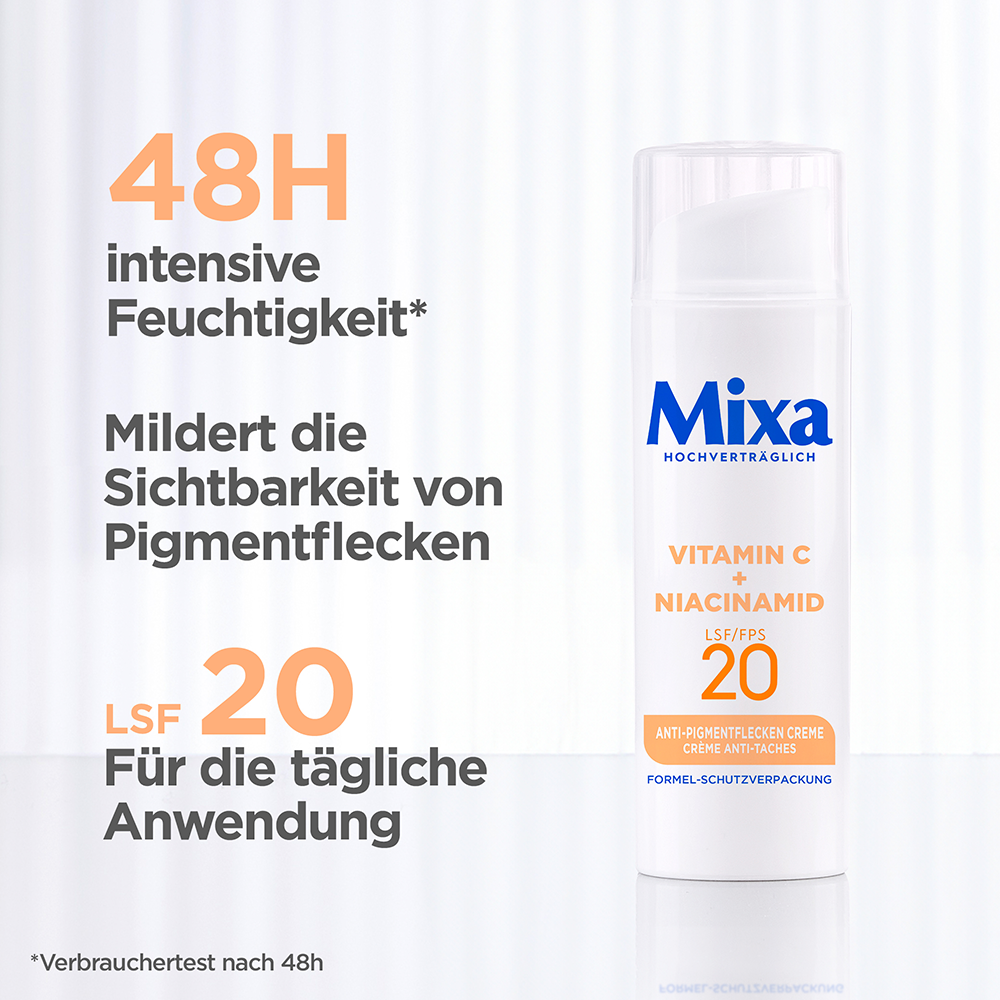Bild: Mixa Anti-Pigmentflecken Creme