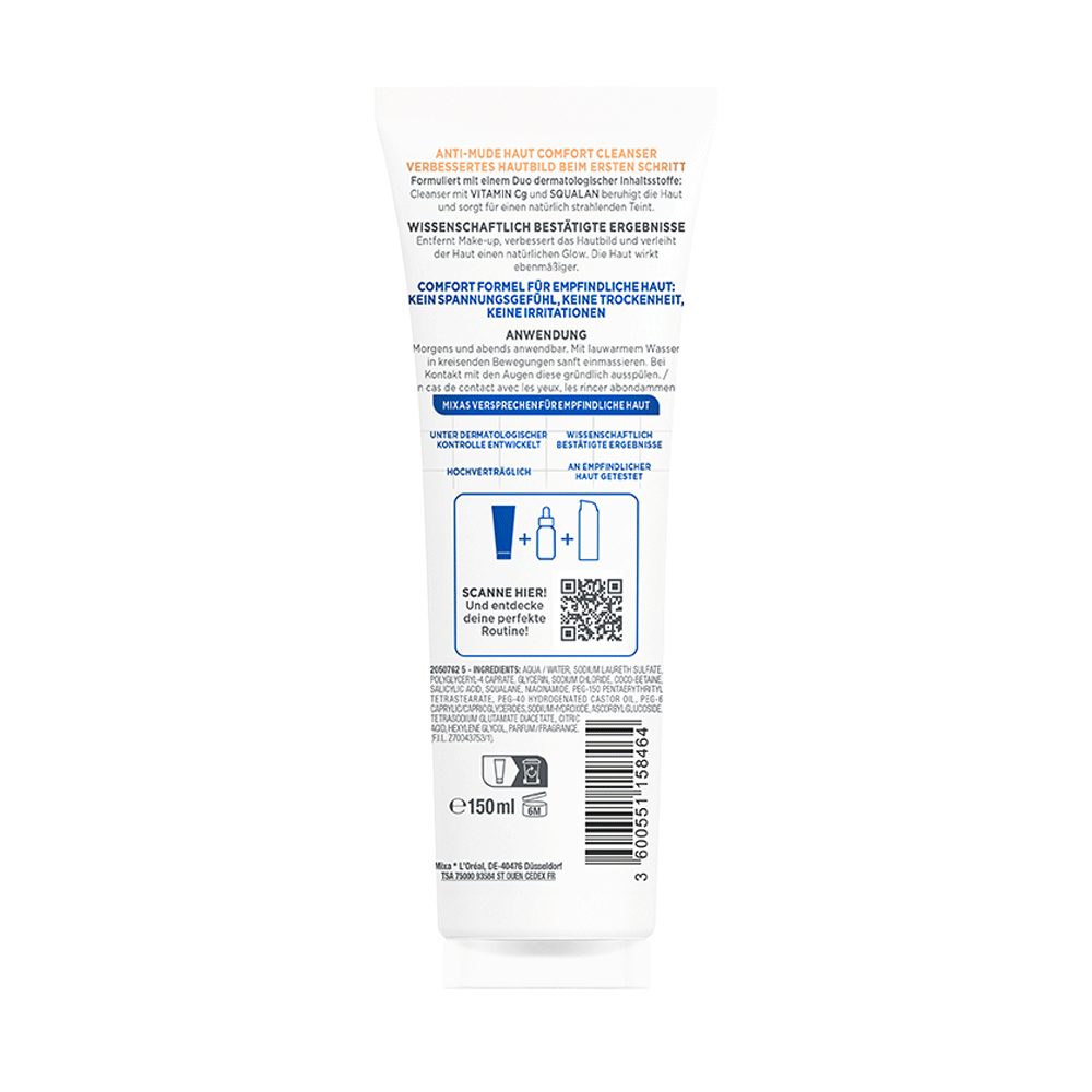Bild: Mixa Anti-Müde Haut Comfort Cleanser