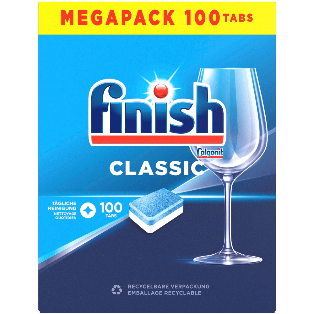 Bild: finish Classic Geschirrspültabs Megapack 