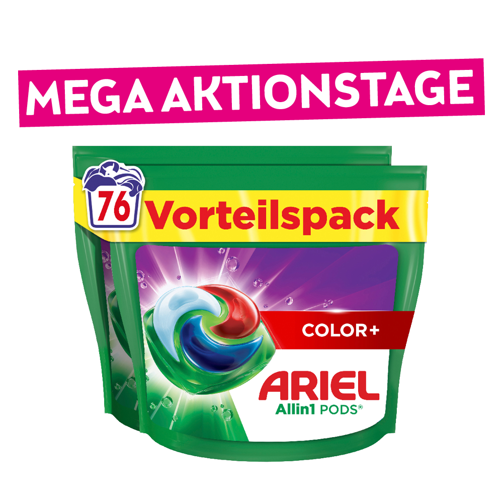 Bild: ARIEL All-in-1 PODS Color+ Flüssigwaschmittel-Kapseln