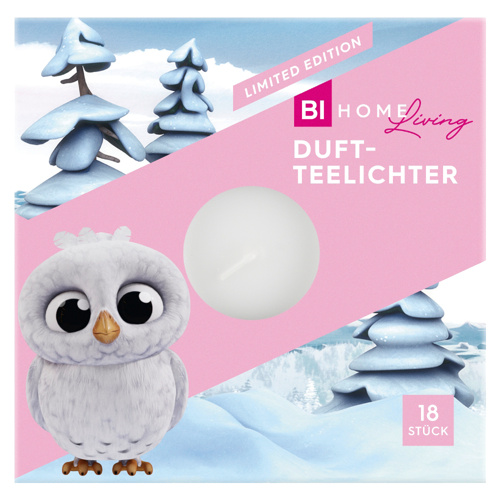 Bild: BI HOME Living Duftteelichter Flocke Limited Edition