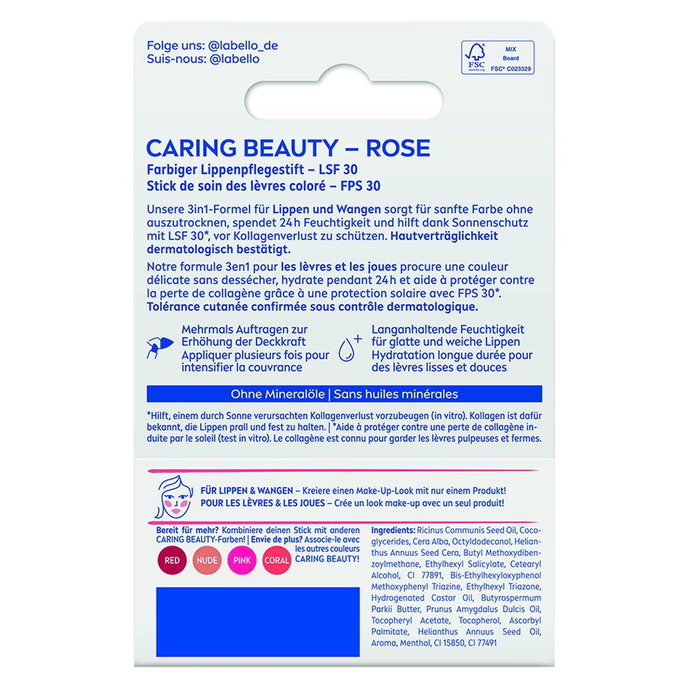 Bild: labello Caring Beauty Lippenpflege