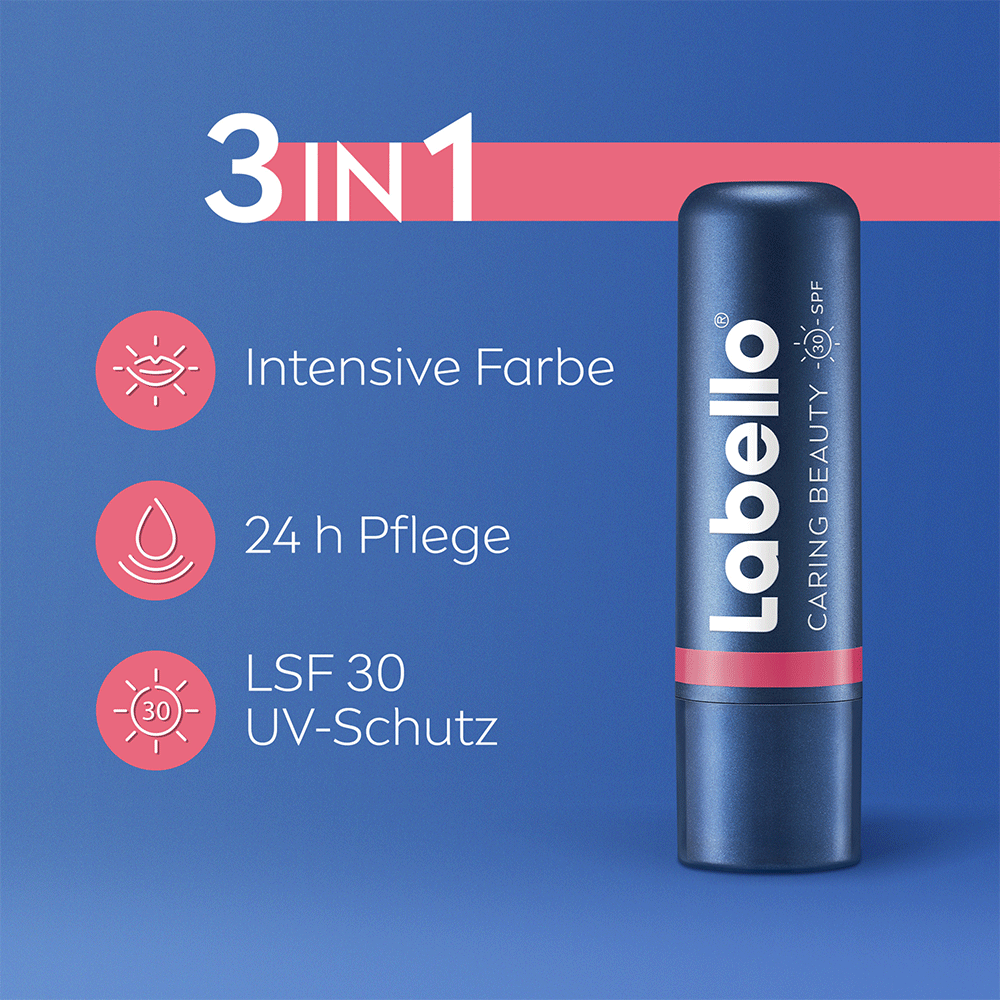 Bild: labello Caring Beauty Lippenpflege