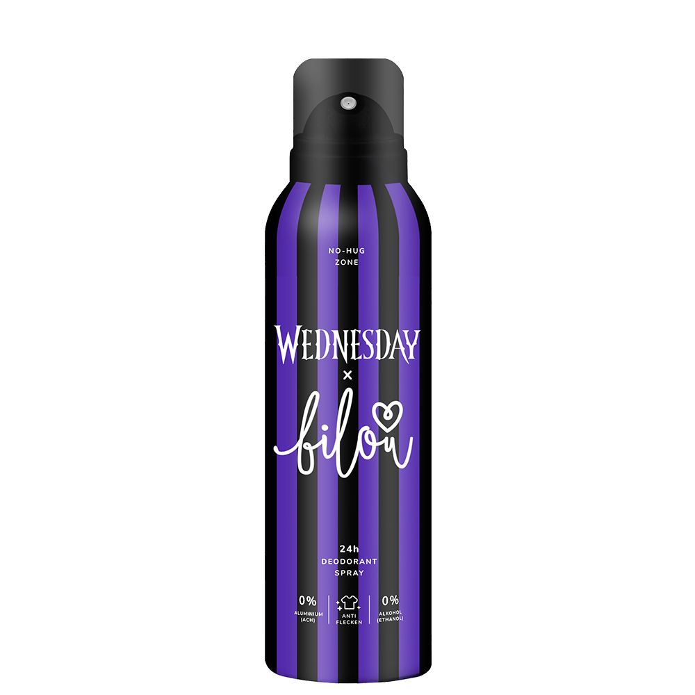Bild: bilou x Wednesday Deospray No-Hug Zone