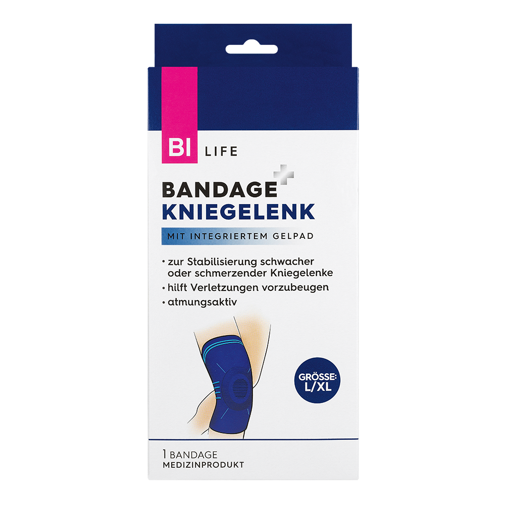 Bild: BI LIFE Bandage Kniegelenk