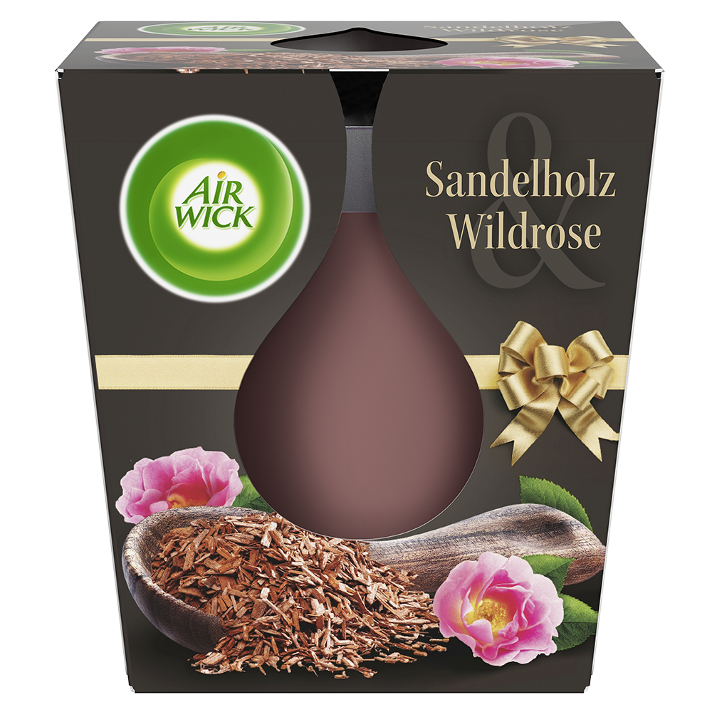 Bild: AIRWICK Duftkerze Sandelholz Wildrose