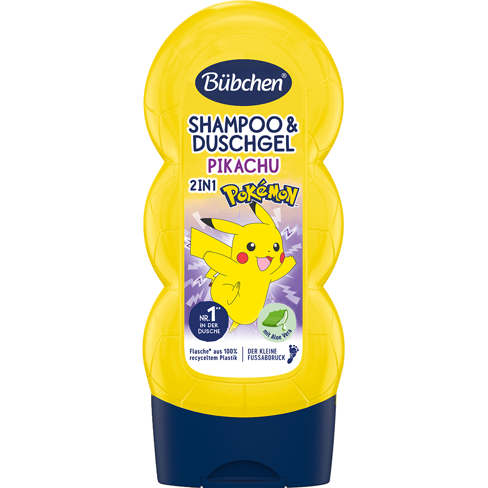 Bild: Bübchen 2in1 Shampoo und Duschgel Pikachu