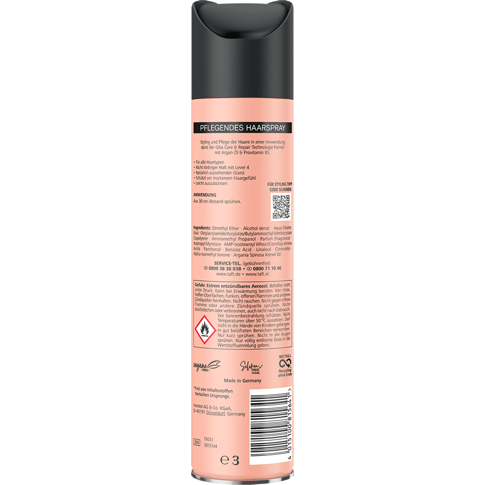 Bild: Schwarzkopf taft x Giss Haarspray Holding me Strongly