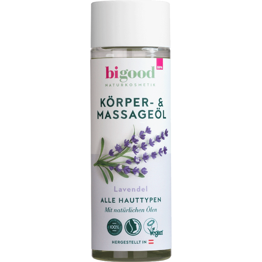 Bild: bi good Körper- & Massageöl Lavendel