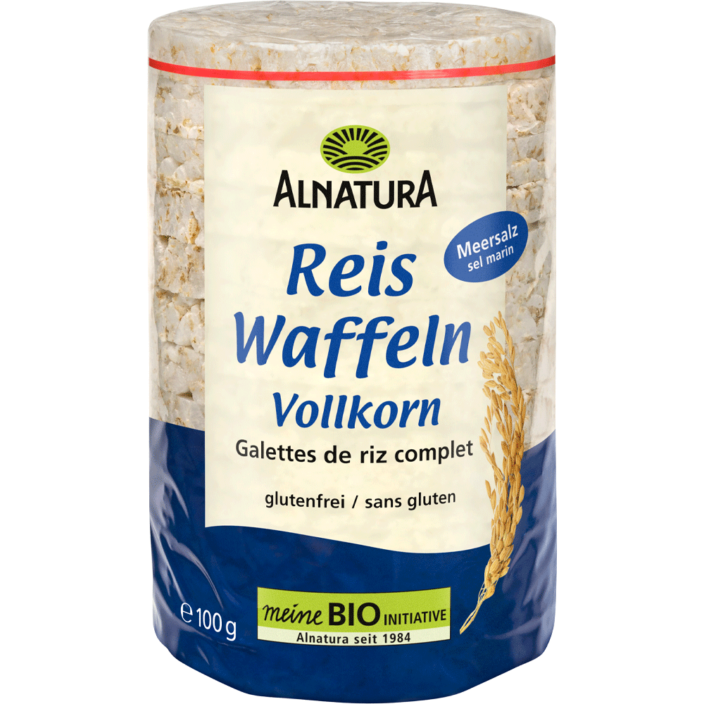 Bild: ALNATURA Reiswaffeln Vollkorn Meersalz