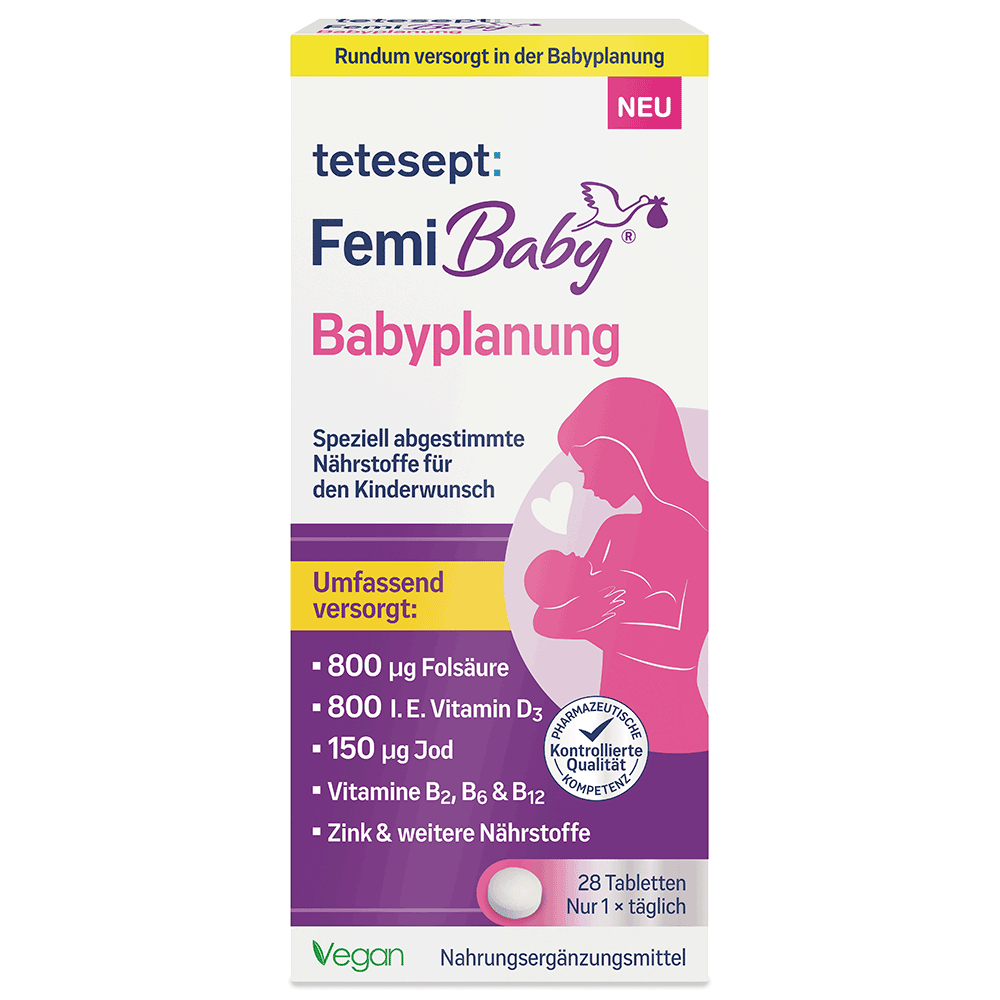 Bild: tetesept: FemiBaby Babyplanung