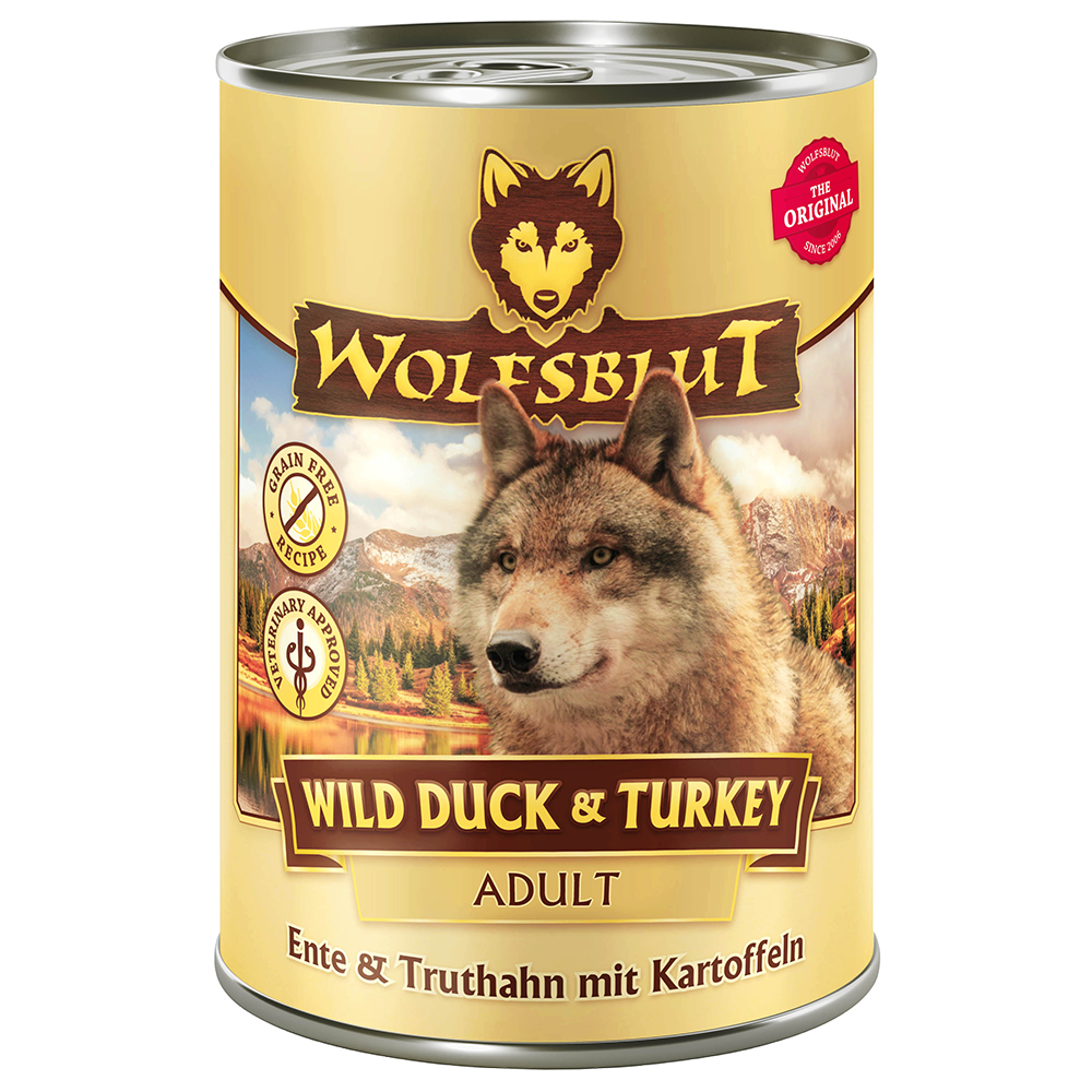 Bild: Wolfsblut Wild Duck und Turkey Ente und Truthahn mit Kartoffeln
