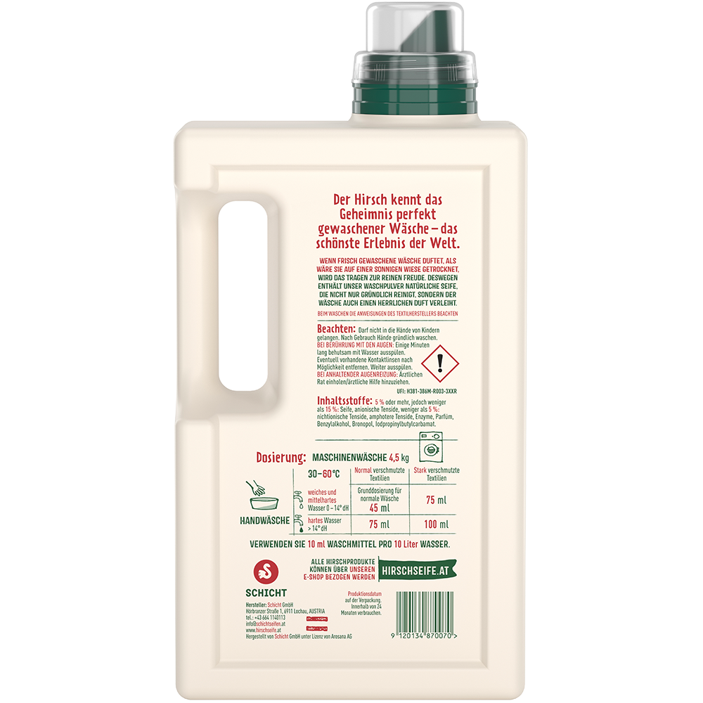Bild: Hirsch Waschmittel Universal Gel