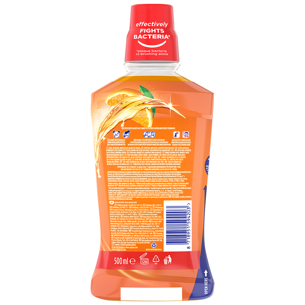 Bild: Colgate Plax Fresh and Protect Mundspülung Citrus Fresh 