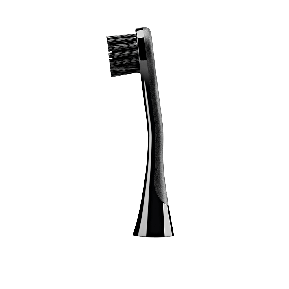 Bild: CURAPROX Aufsteckbürsten Hydrosonic Carbon Black is White