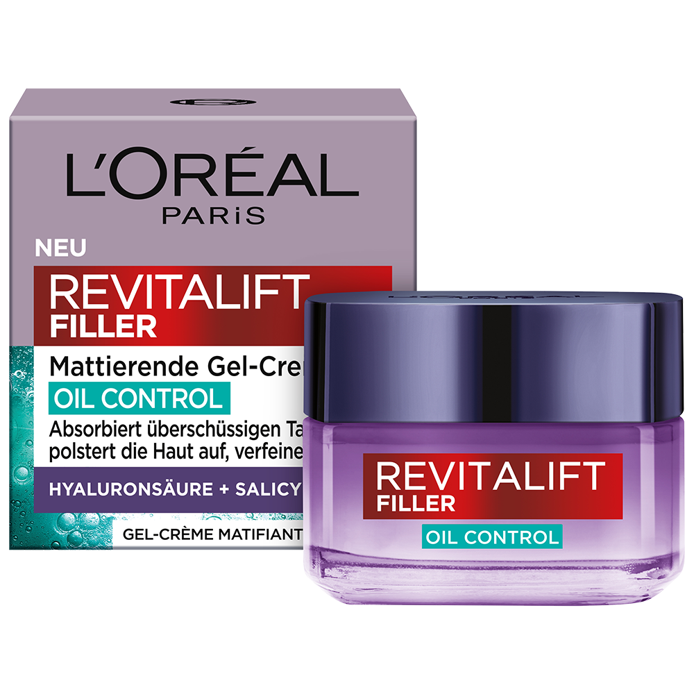 Bild: L'ORÉAL PARIS Revitalift Filler Mattierende Gel-Creme