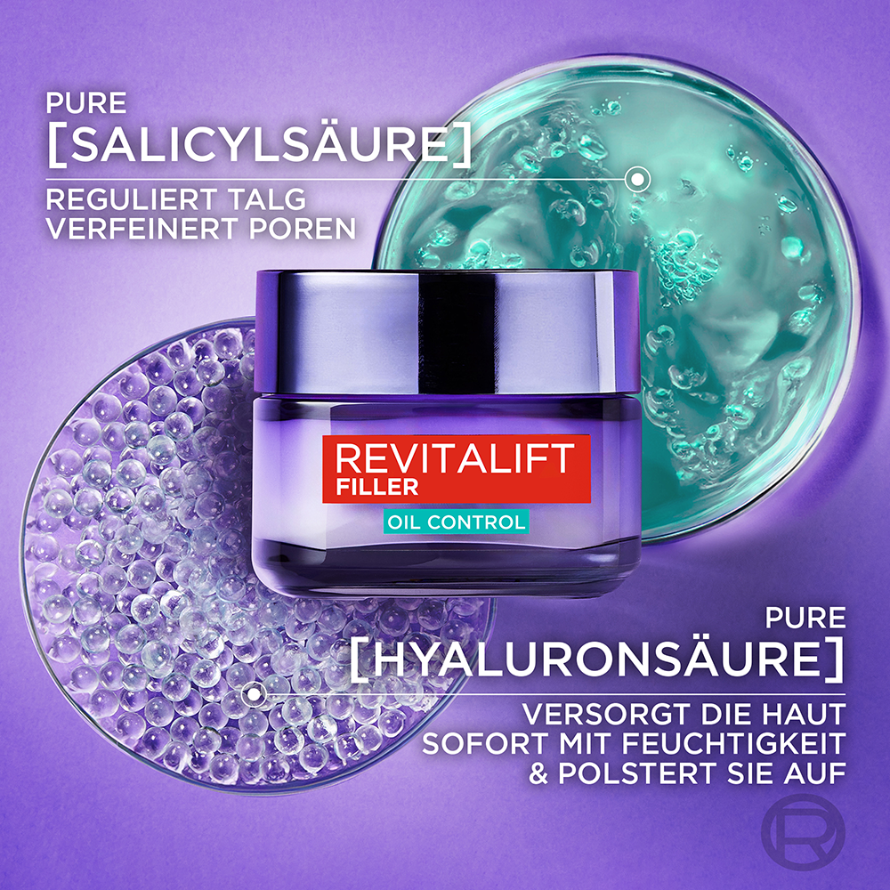 Bild: L'ORÉAL PARIS Revitalift Filler Mattierende Gel-Creme