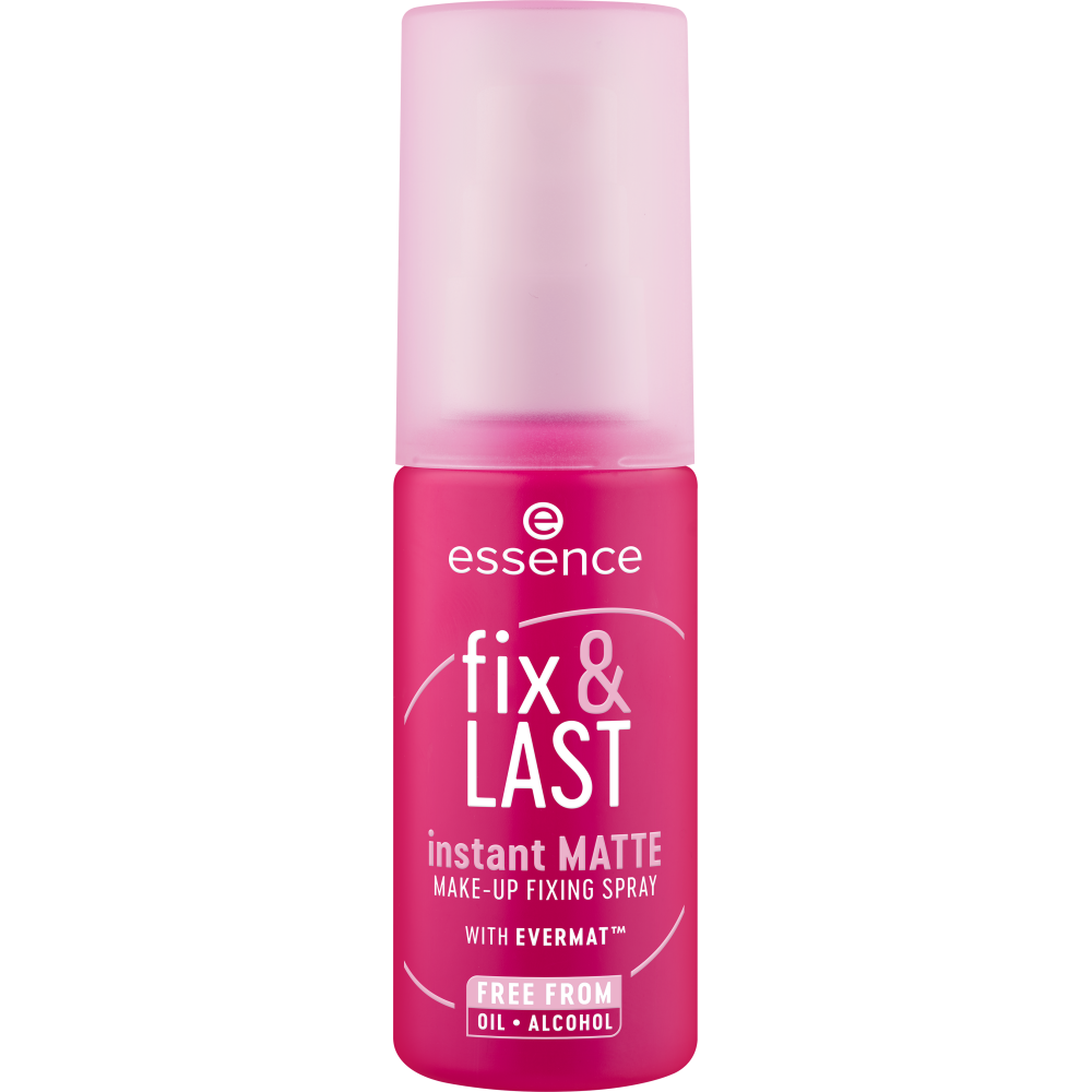 Bild: essence fix & LAST instant MATTE MAKE-UP FIXING SPRAY